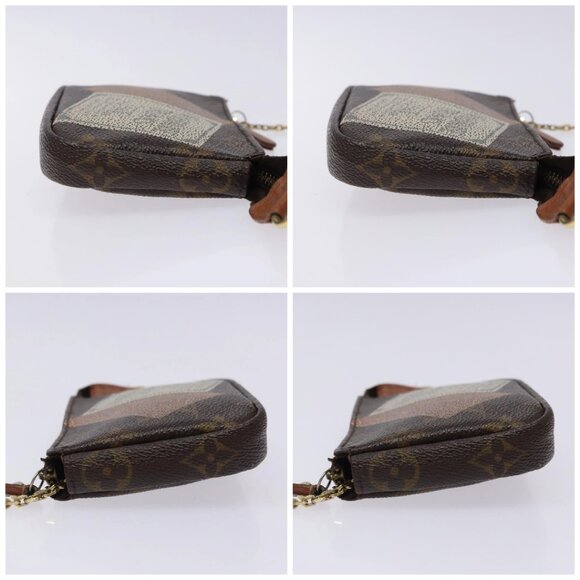 LOUIS VUITTON Monogram Label Collection Trousse Cre Pouch M63800 LV Auth 131828 - Picture 16 of 16